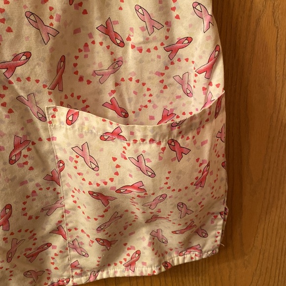T.L.C. Breast Cancer Scrub Top - Picture 4 of 7